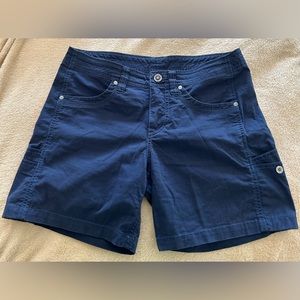 Kuhl Navy Free Range 6.5" Mid Rise
Hiking Outdoor Athletic Shorts, Size 4